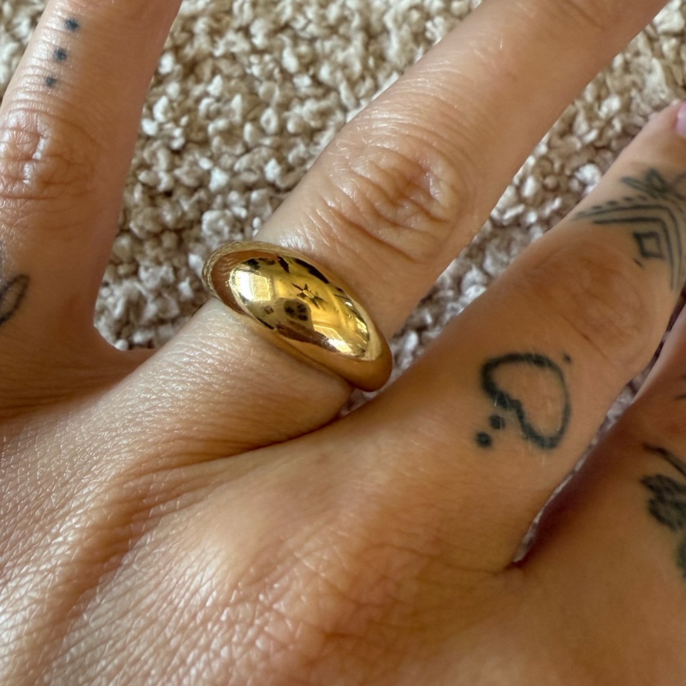 James Michelle Jewelry gold dome ring